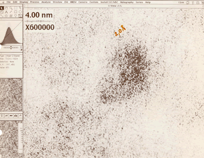 AZoJoMo - AZoM Materials J亚博网站下载ournal of Online - HREM image of Ni-Al powder, MM processing for 40 h。